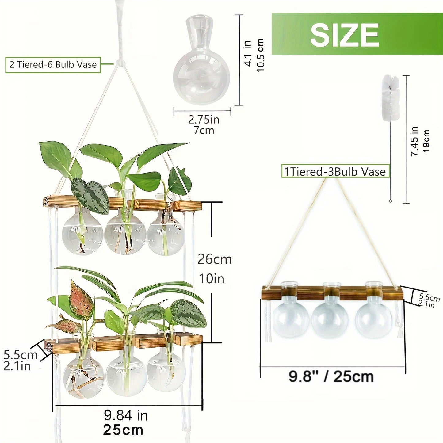 Wall Hanging Plant Propagation Station